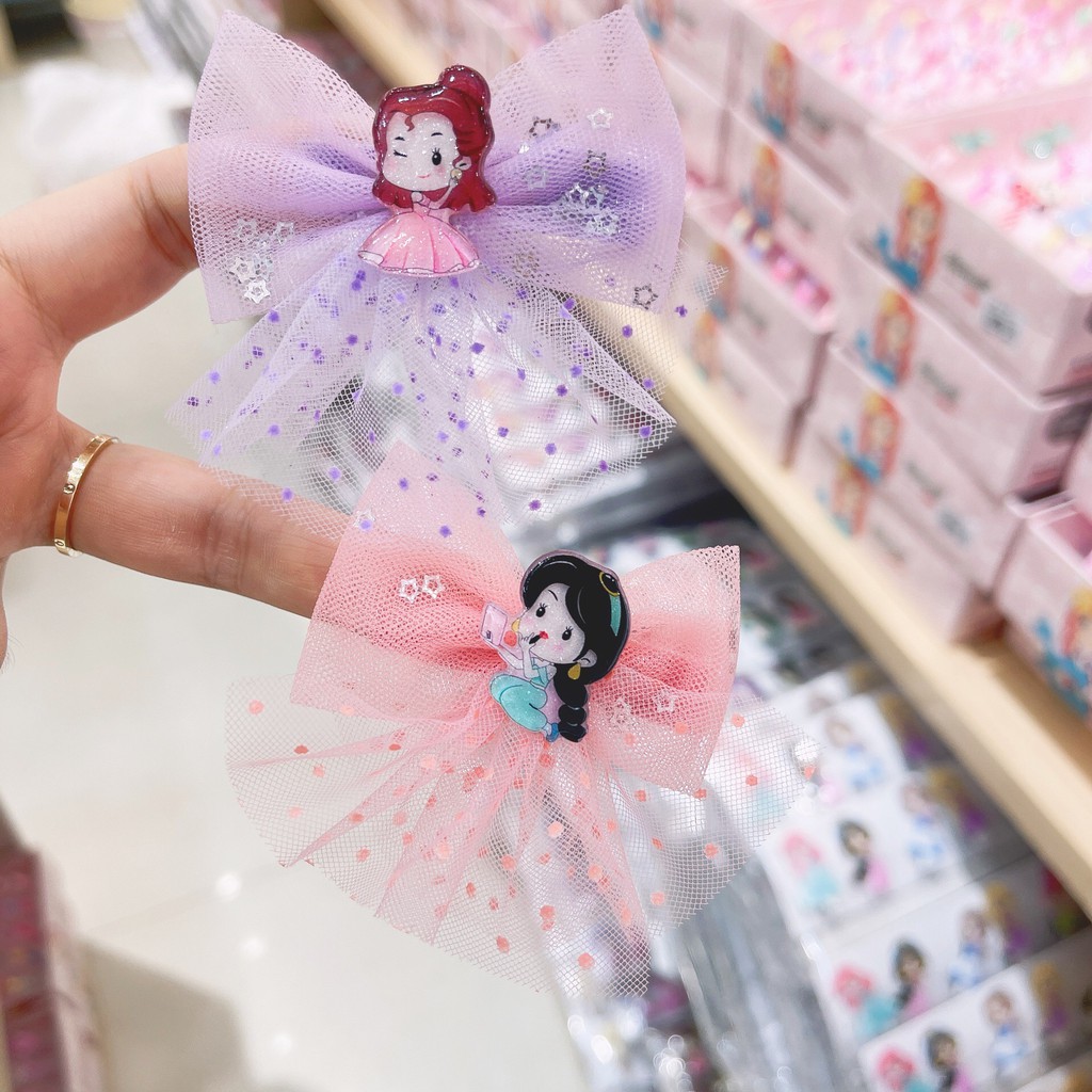 JEPIT RAMBUT PITA ANAK PEREMPUAN MODEL PRINCESS DISNEY ELSA SNOWWHITE AURORA SOPIA ARIEL ALICE