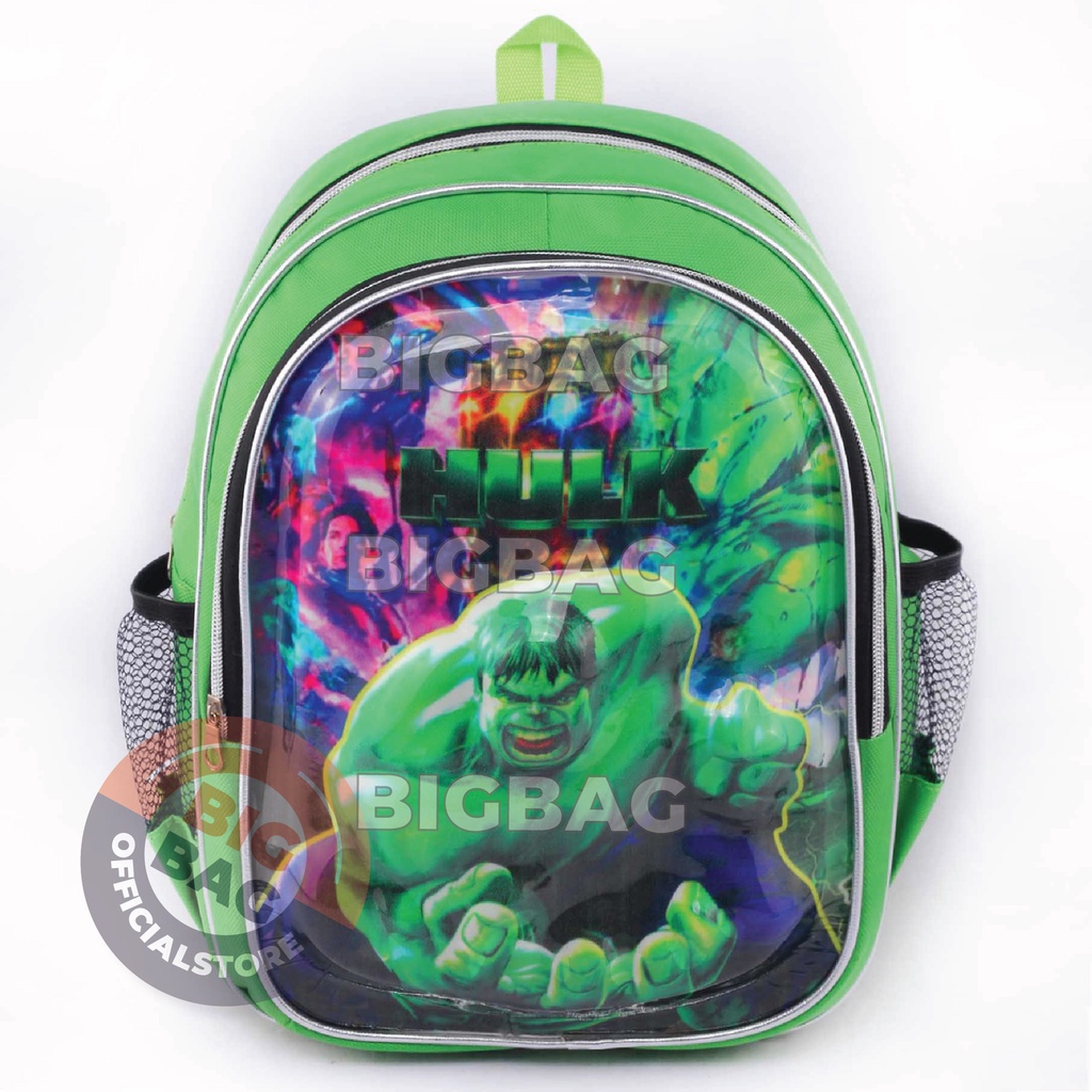 PTS - RANSEL EMBOSS HULK - RANSEL SEKOLAH ANAK COWO - RANSEL COWO - TAS SEKOLAH ANAK TIMBUL