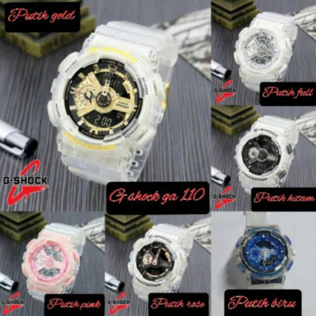 Murah Jam Tangan Pria CASIO G-SHOCK GA-110 TRANSPARAN TERLARIS BEST SELLER