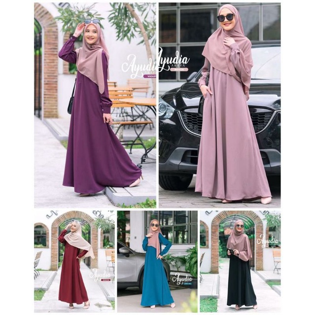 AYUDIA ABAYA DRESS BUMIL BUSUI FRIENDLY BY ANB