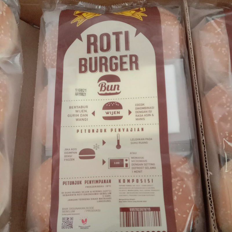 

Roti Burger Bun Benardi Wijen (6) 300 gr