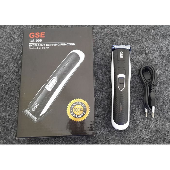 Alat Mesin Cukur Pangkas Potong Rambut Charger Portable Salon Hair Clipper GSE 009 Original Murah