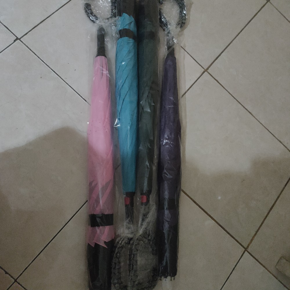 Termurah - Payung Terbalik Kazbrella / Peralatan Hujan A