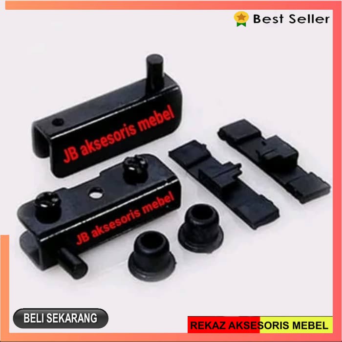 ENGSEL JEPIT KACA 5 mm / ENGSEL PIVOT KACA T-86 (PERSET)