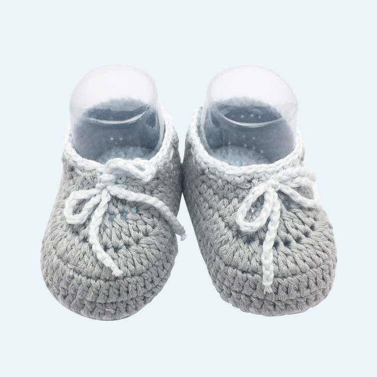 Bamboo And Bub Handmade Knit Shoes -  Sepatu Rajut Anak Bayi Knitted Newborn Socks Kaos Kaki Baby