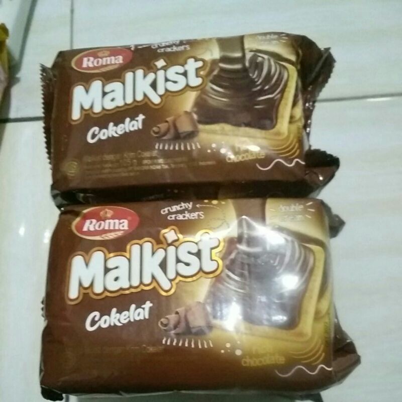 

Malkist Roma coklat 105g double cream