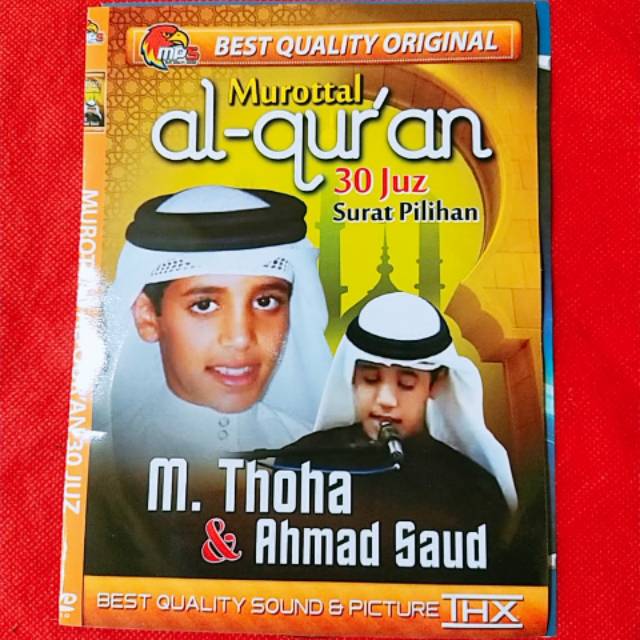 Terlebih kaset MP5 Murottal AL QUR AN 30 Juz surat pilihan M THOHA & AHMAD SAUD