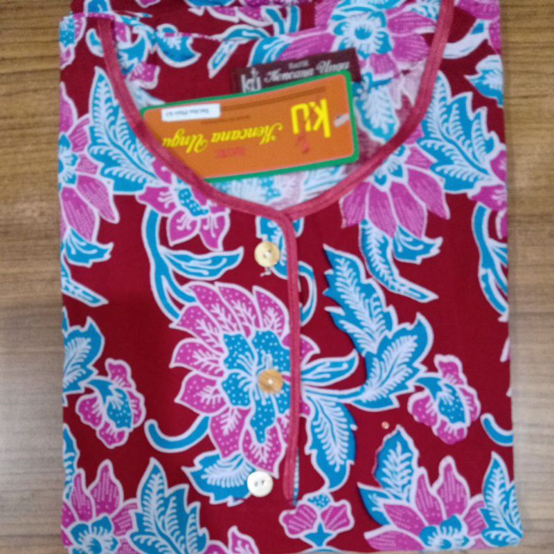 Daster Kencana Ungu Plisir K3 label coklat-43