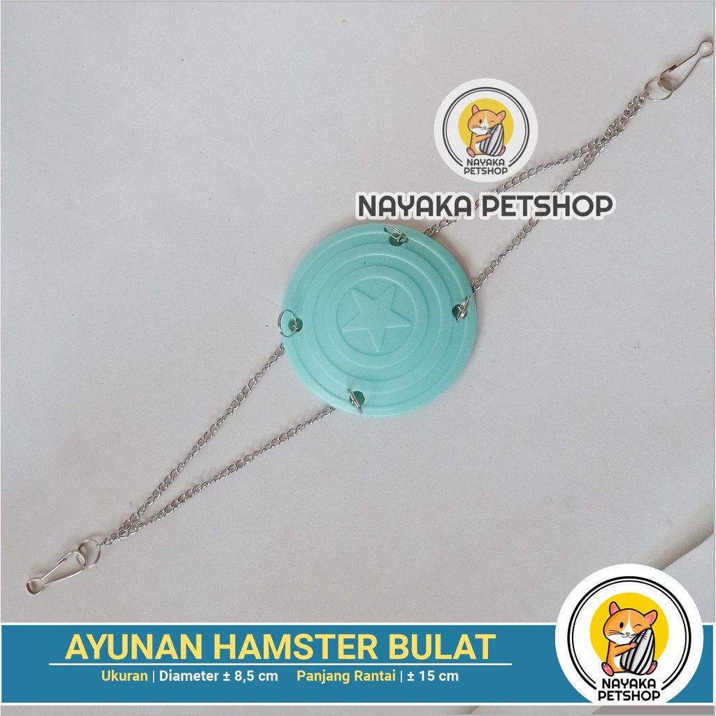 Ayunan Hamster Murah Bulat Mainan Hamster Swing