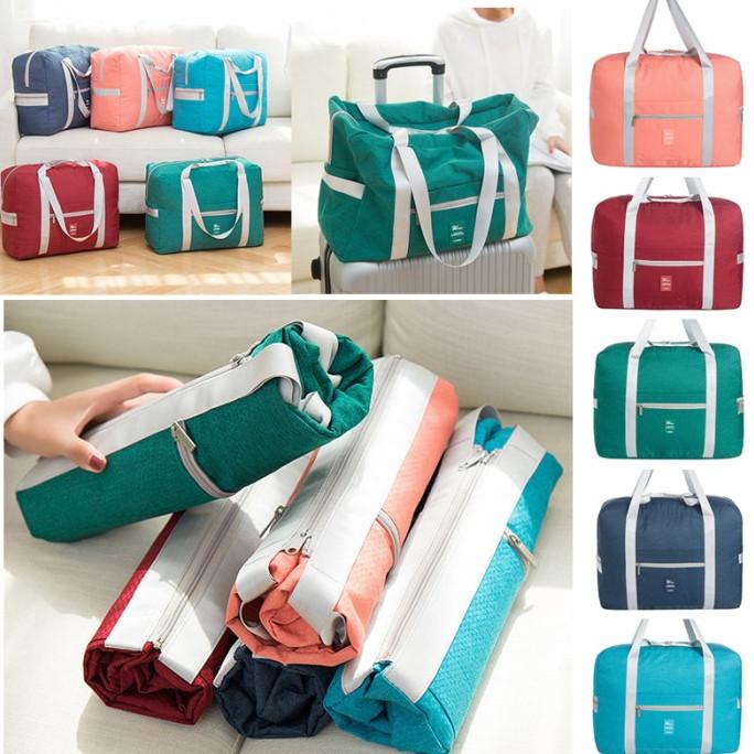 Lynx Tas Koper Gulung Foldable Zipper Waterproof Luggage Travel Bag lynx67 Diminati Banget