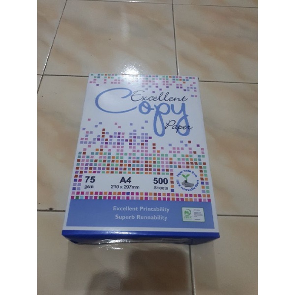 Kertas HVS A4 500 lembar / 1 rim "Excellent Copy Paper"