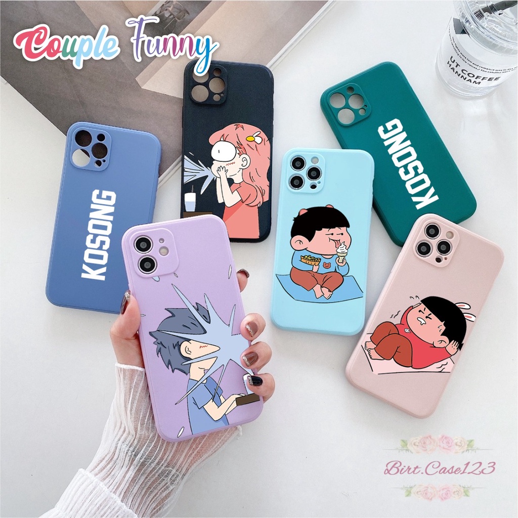 CASE CASING SOFTCASE SILIKON MACARON PELINDUNG KAMERA COUPLE FUNNY OPPO VIVO SAMSUNG XIAOMI REALME IPHONE ALL TYPE BC6322