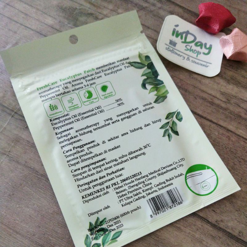 (12patch) FeshCare Eucalyptus Patch | INDAY SHOP