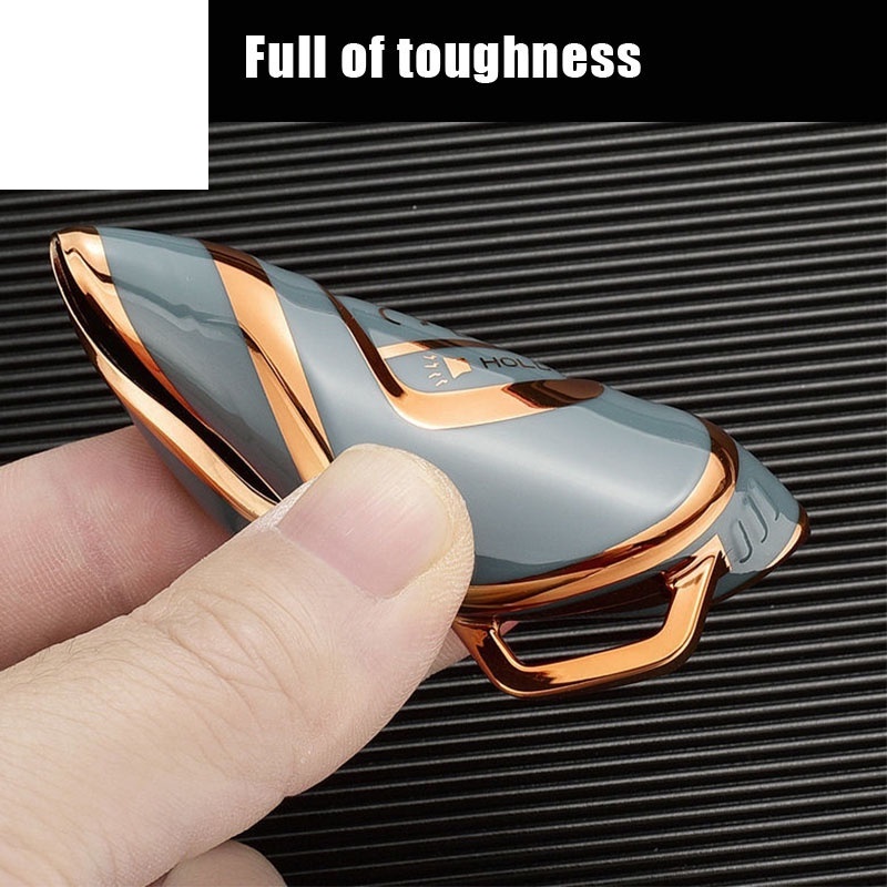 Casing Kunci Mobil Keyless Entry / Push Start Bahan TPU Untuk Honda Civic 2022 FE HRV 2021 FE HRV