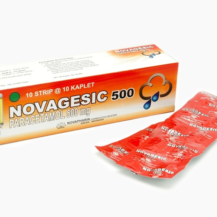 Novagesic Paracetamol BOX isi 100 Tablet