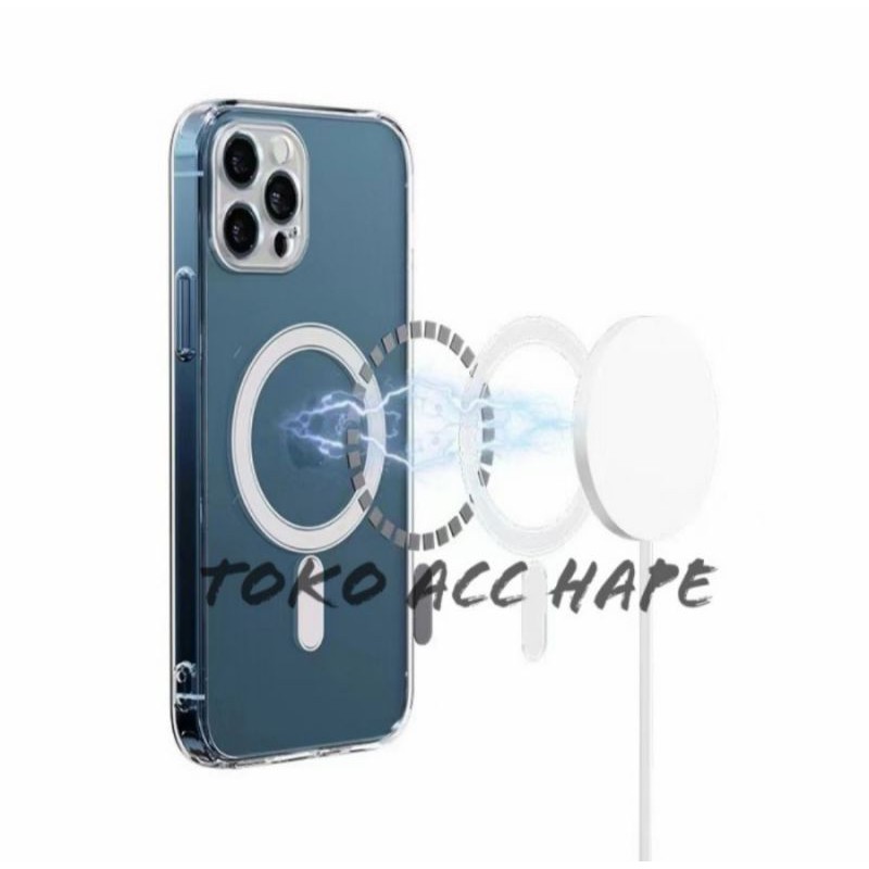 IPHONE 11/11 PRO/11 PRO MAX MAGSAFE CLEAR CASE ANTI CRACK BENING HIGHCOPY PREMIUM QUALITY