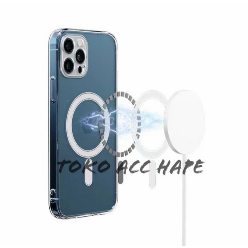 IPHONE X/XS/XR/XS MAX MAGSAFE CLEAR CASE ANTI CRACK BENING HIGHCOPY PREMIUM QUALITY