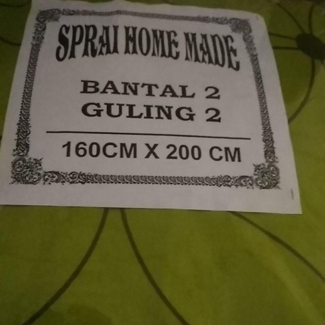 Sprei Motif Ijo Emboss