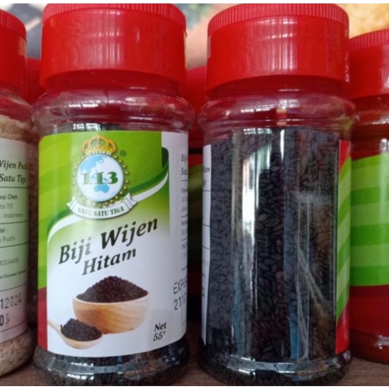 

113 Biji Wijen Hitam 55Gr