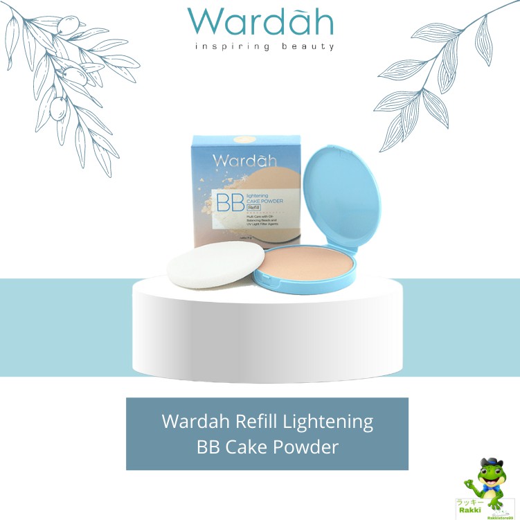 ❣️Rakkistore99❣️Wardah Refill Lightening BB Cake Powder 11g (100% Original)