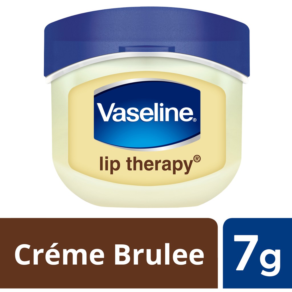 Jual Vaseline Lip Therapy Jar Creme Brulee 7g | Shopee Indonesia