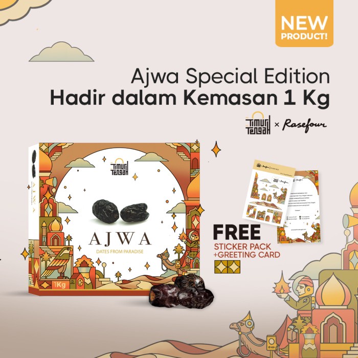

Kurma Ajwa 1 Kg Premium Timur Tengah Kurma Nabi Madinah High Quality