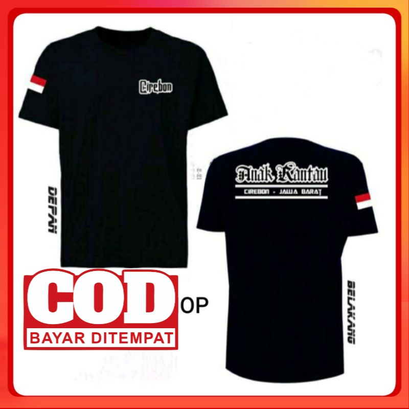 KAOS REGULER // KAOS ANAK RANTAU CIREBON // BISA COD // BISA REQUEST DESAIN