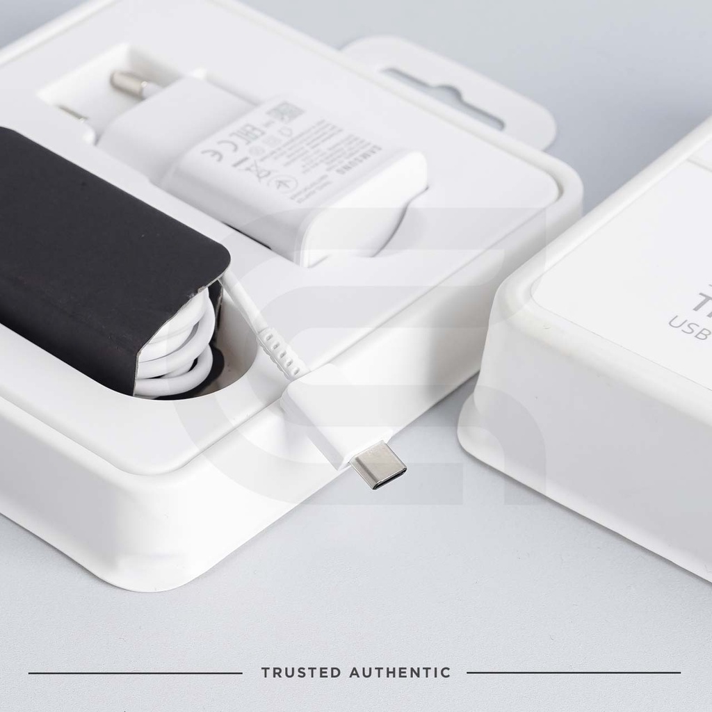 SAMSUNG FAST CHARGING TYPE C PUTIH ORIGINAL