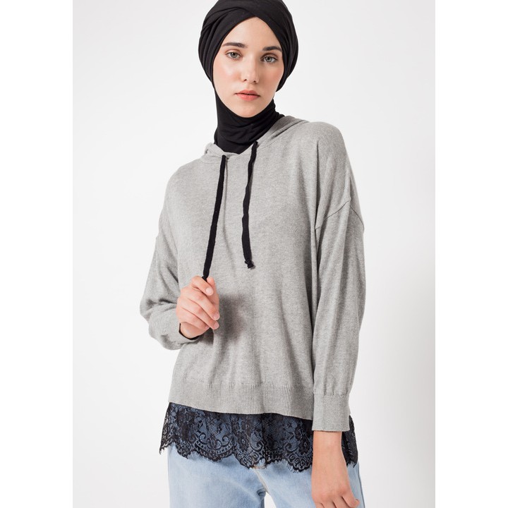 

Aleza Keiva Hoodie Sweater Gray