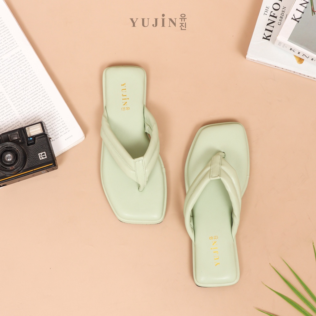 YUJIN Sandal Teplek Wanita Ayumi Korean Fashion Sandals