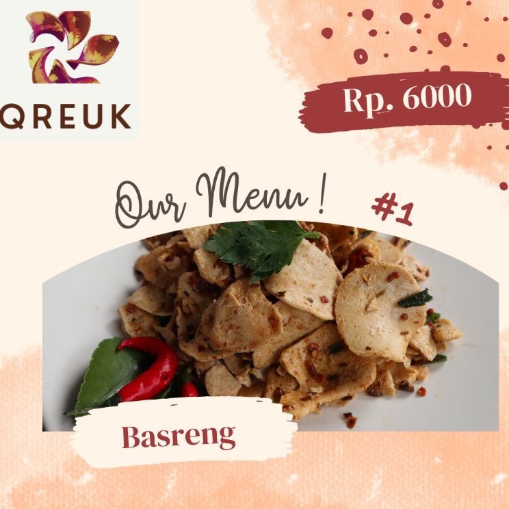 

Qreuk Basreng Bumbu Basah Pedas 60gr