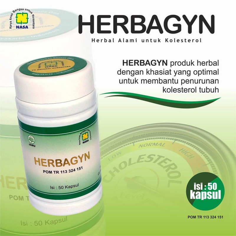 

HERBAL PENURUN KOLESTEROL DAN DARAH TINGGI #HERBAGYN NASA - Herbal Alami Penurun Kolesterol