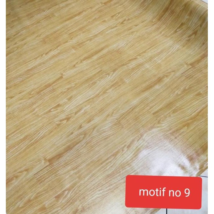 Limitedbgs-064  Karpet lantai Vinyl Korea1/2 METER (Lebar 2 meter x 50 cm) tebal 0.5mm - kayu abu