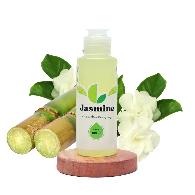 

(JASMINE & SUGARCANE) Concentrate Syrup by Femmelio - 120 ml - Dengan Sari Buah Asli - Sirup Premium - Sirup Cafe