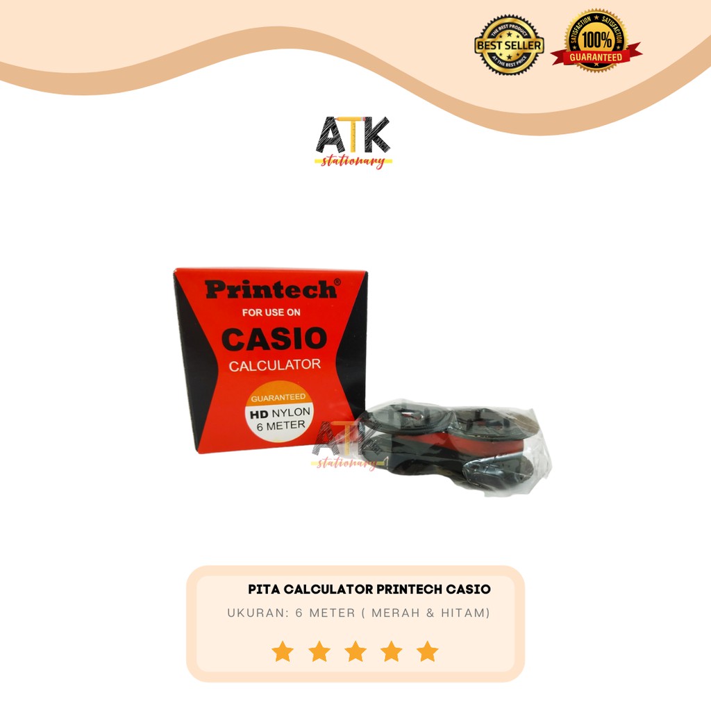

Pita Kalkulator Printech Casio Hitam atk