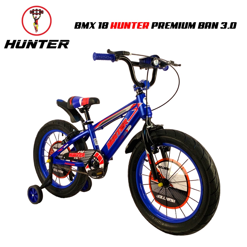 SEPEDA BMX 18" HUNTER PREMIUM BAN 3.0