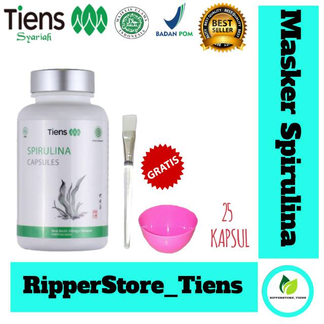 Tiens Masker Spirulina Original - Spirulina Ecer Asli Herbal