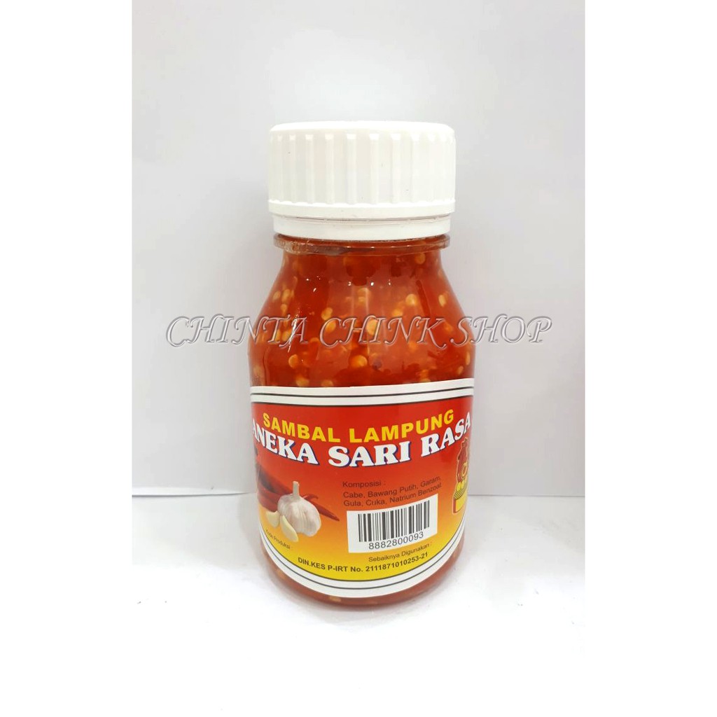 

Sambal Bawang Aneka Sari Rasa Asli Lampung Kemasan Botol Besar 300g