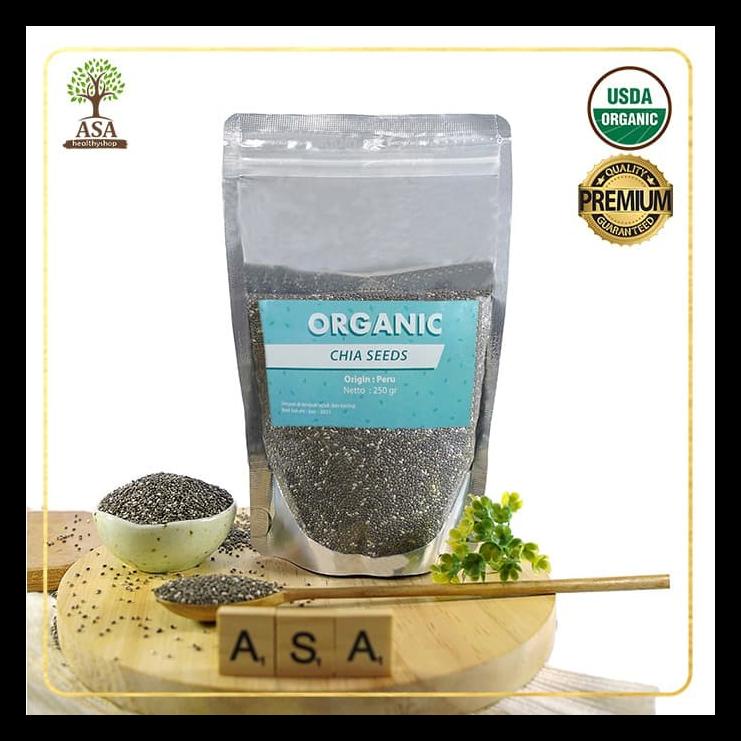 

ORGANIC CHIA SEED PERU 250 GR BERKUALITAS