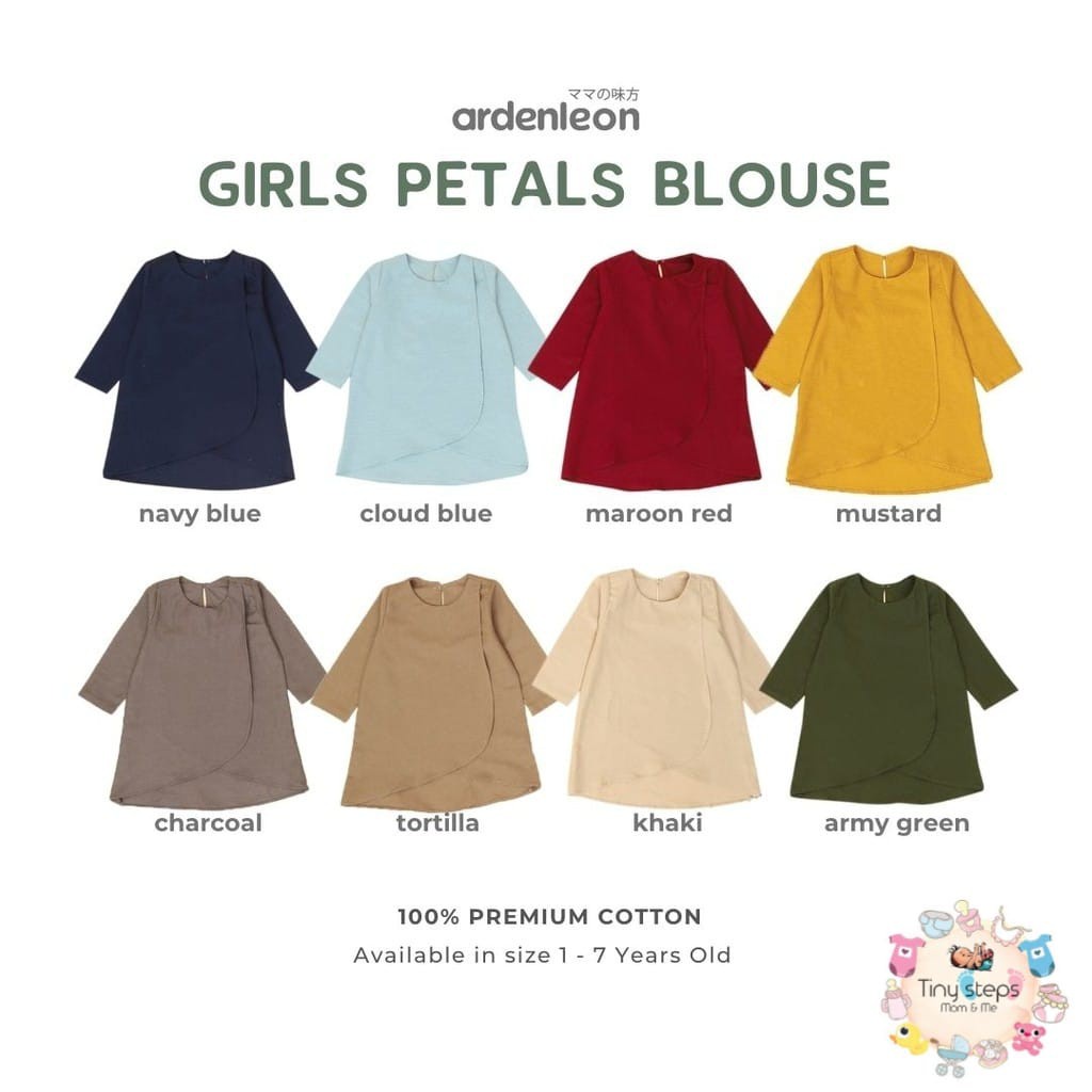 Ardenleon Girls Petal Blouse