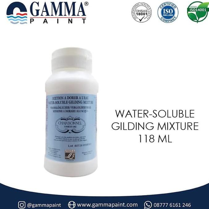 

[[BISA COD]] CHARBONNEL Water-Based Gilding Mixture 118ML - Lem aplikasi Gold Leaf MURAH Kode 1312