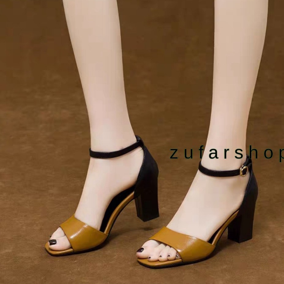 ZUFAR  -  KARENINA Chunky Heels/ Hak 5 cm/Sepatu kerja/Sepatu Wanita Formal/Chunky Heels Wanita