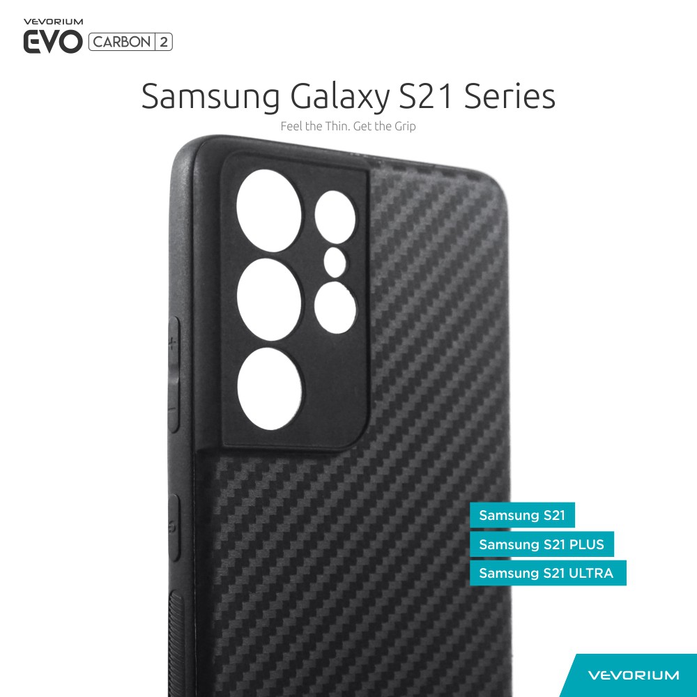 VEVORIUM EVO CARBON Samsung Galaxy S21 S21 PLUS S21 ULTRA Soft Case Softcase