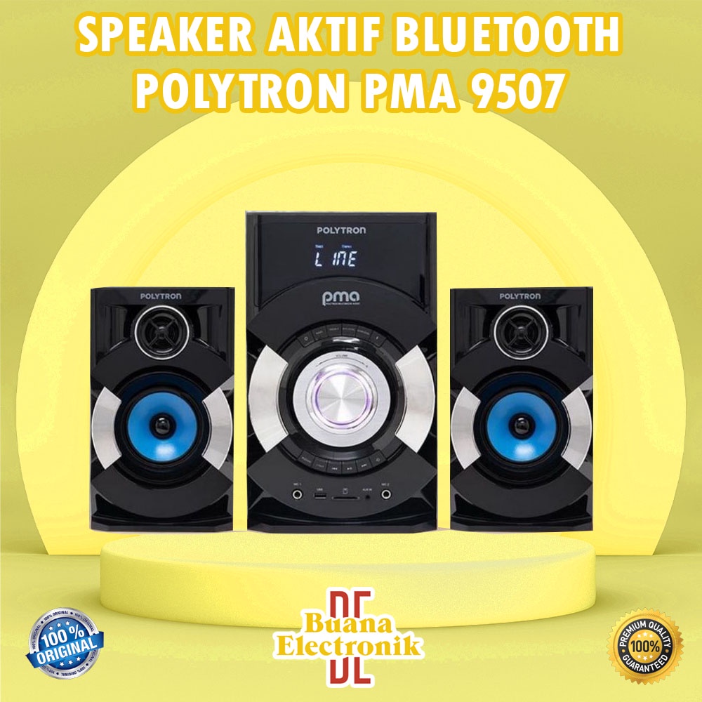 Jual SPEAKER AKTIF BLUETOOTH POLYTRON PMA 9507 ORIGINAL Indonesia