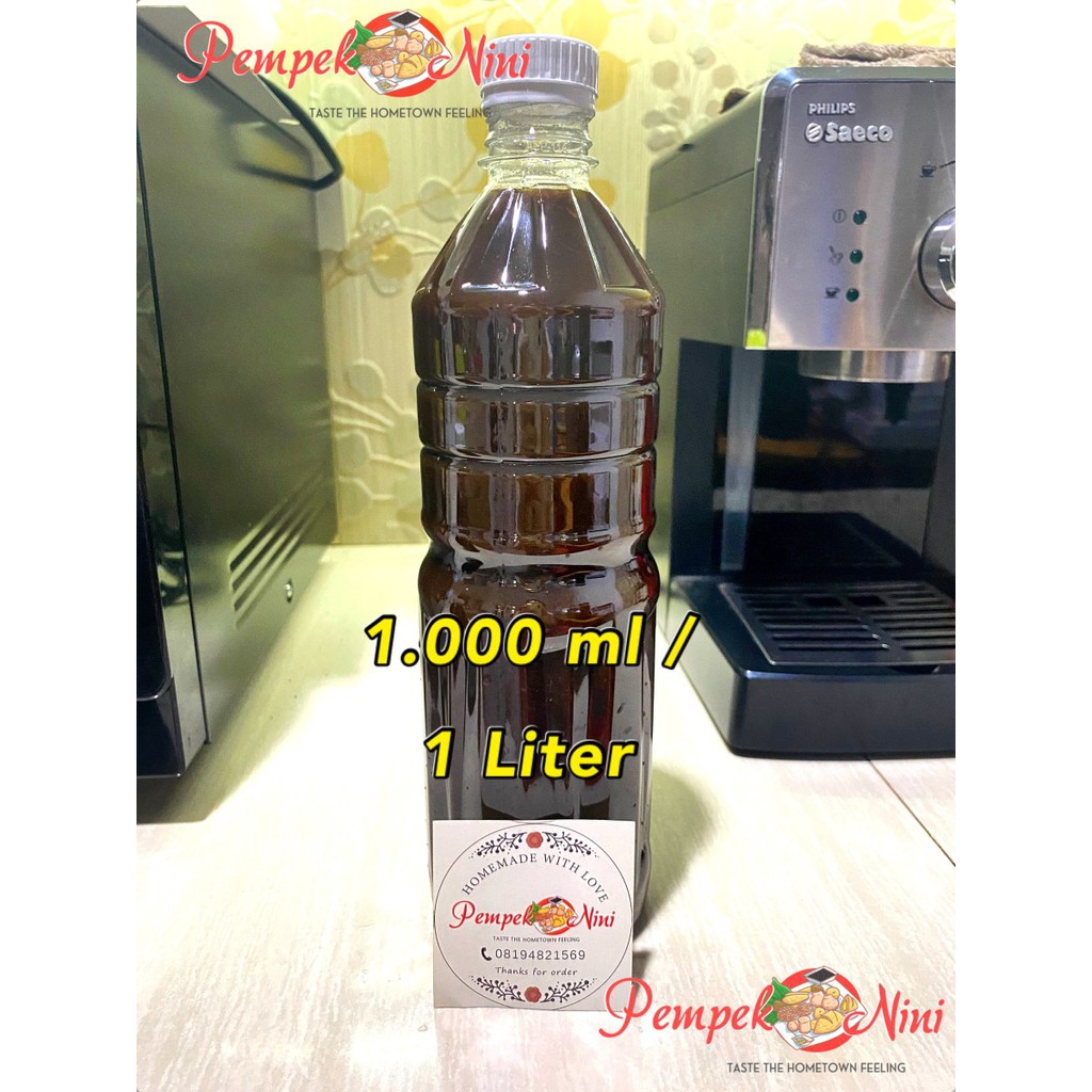 

Cuka/Kuah Pempek asli Palembang (tambahan) 1.000 ml / 1Liter (Pempek Nini)