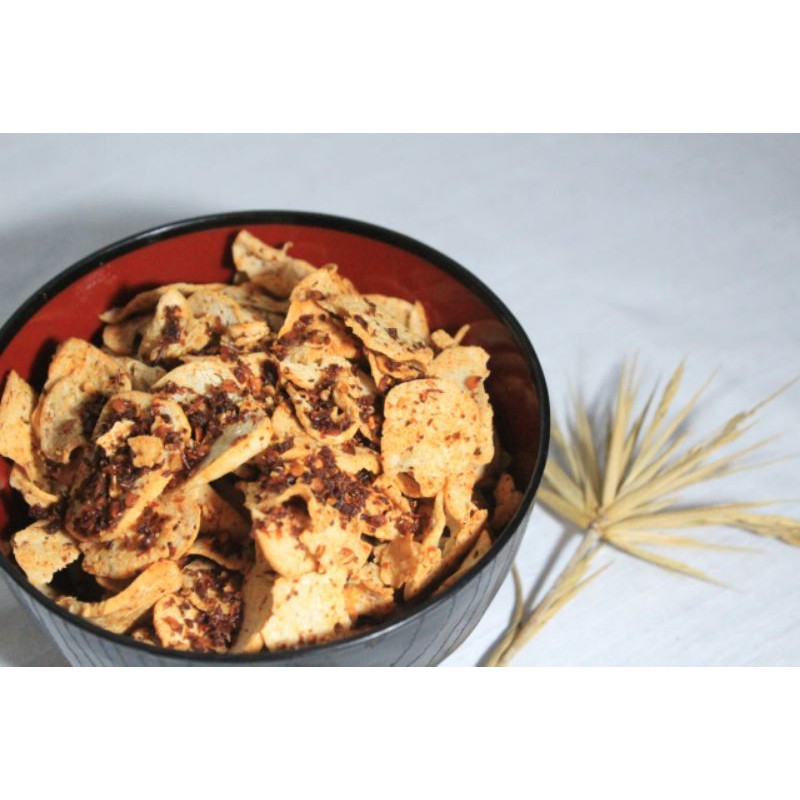 

BASRENG - CEMILAN ENAK BASO GORENG - GURIH PEDAS 500g