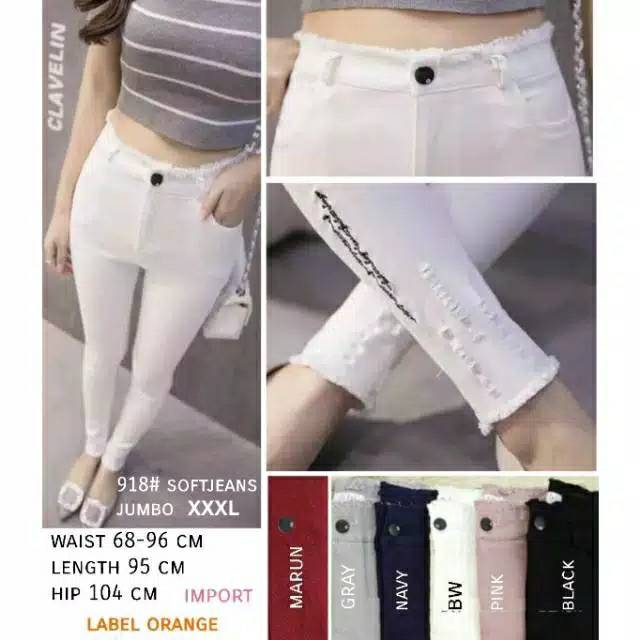 CELANA HIGHWAIST IMPORT KODE 918 /HW JEANS IMPORT/KODE 918