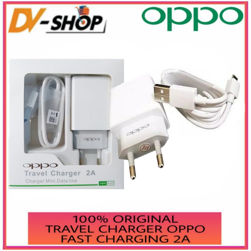 Charger Oppo Casan Oppo Original Fast Charging USB Micro 5V 2A