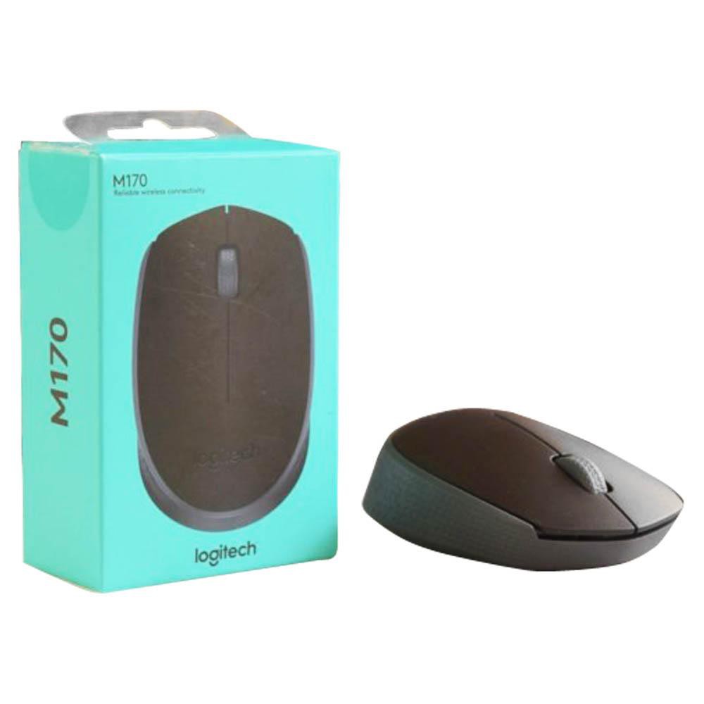 Trend-Logitech M170 Mouse Wireless Original - Hitam