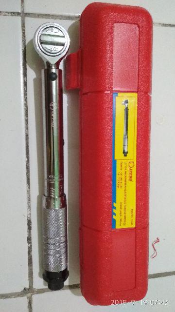 Lippro Kunci Momen 1-2 Inch Micrometer Adjustable Torque Wrench